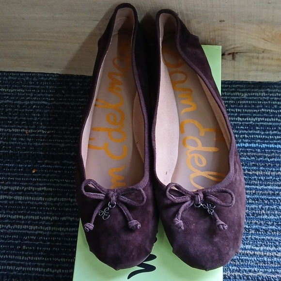 Sam Edelman Signature Collection Zane Ballet Flat Size 10 Suede - Picture 5 of 9